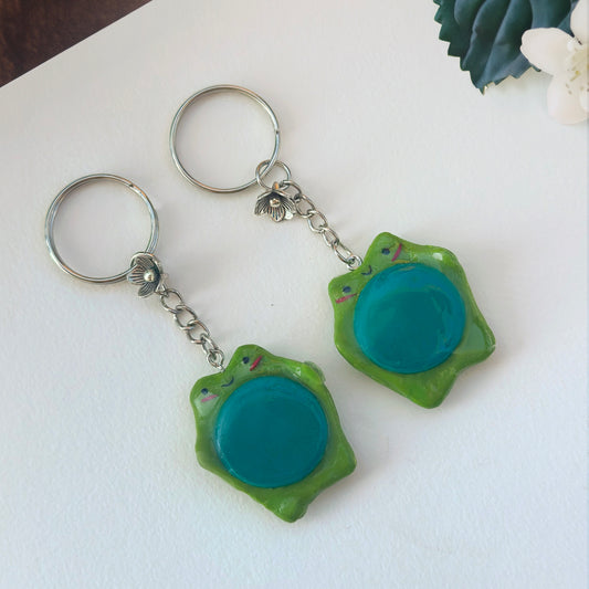 2PCs Matching Magnetic Keychains