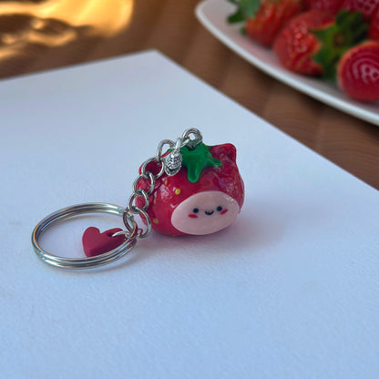 Strawberry Keychain