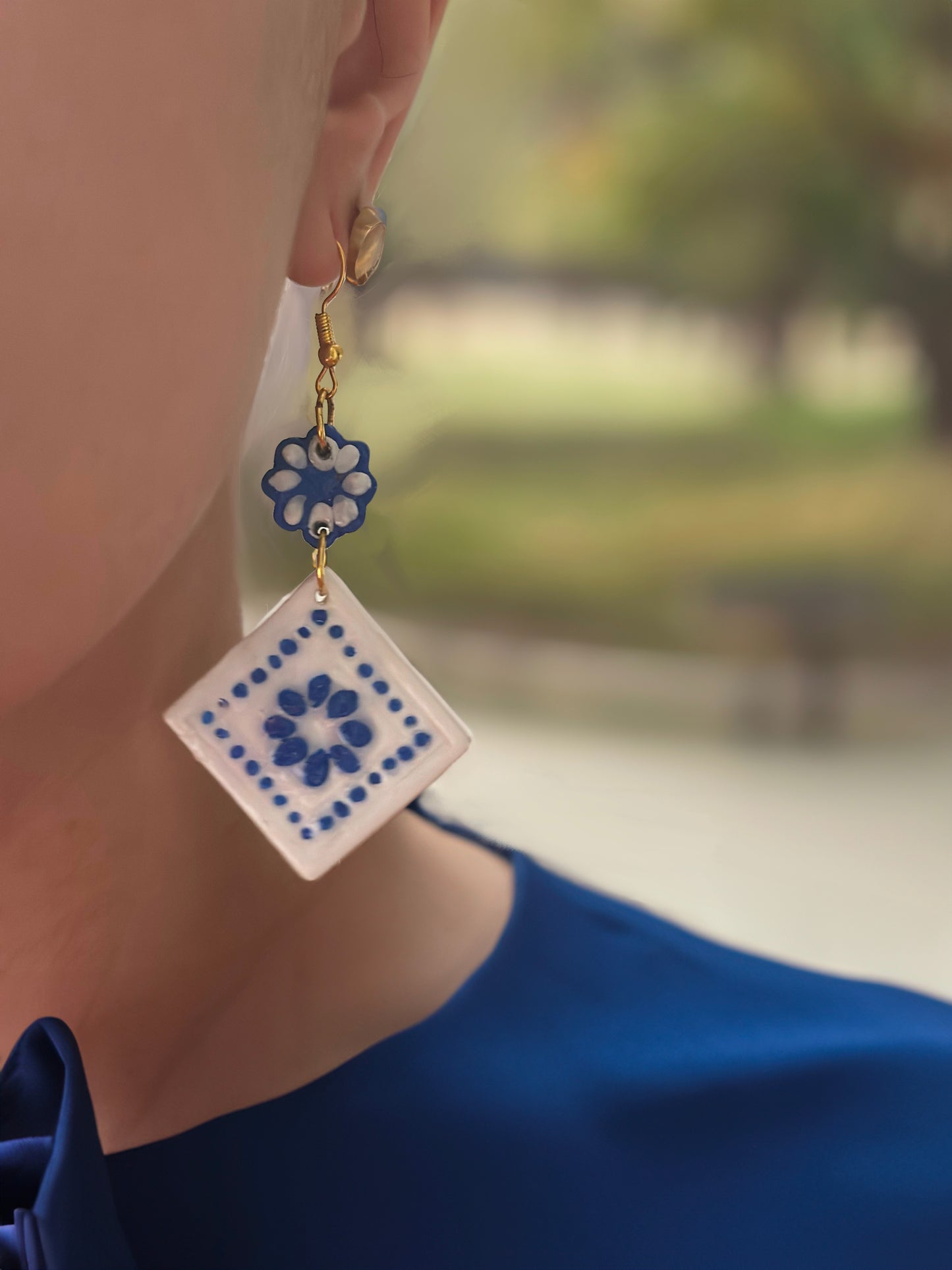 Tile Earrings