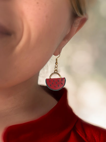 Watermelon Earrings