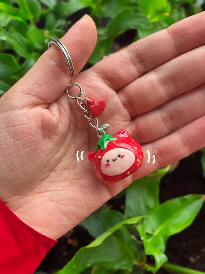 Strawberry Keychain